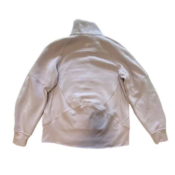 Lululemon Scuba Oversized Funnel-neck Half Zip Long Lilac Ether XS/S - Picture 10 of 14